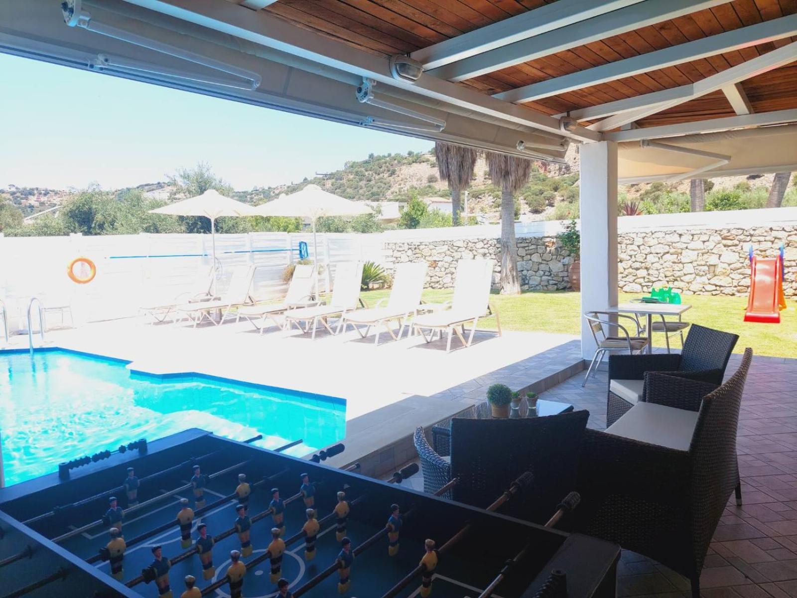 Villa Campos- Less Than 5-Min Walk To Kalivaki Beach เยโอริยิอูโปลิส ภายนอก รูปภาพ